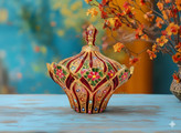 شکلات خوری بلور نقاشی شده سنتی