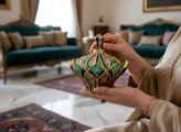 شکلات خوری بلور درب دار
