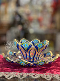 سرویس ۱۲ پارچه آجیلخوری بلور نقاشی دست ایرانی