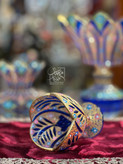 ظرف دسر خوری بلور با نقاشی دست سنتی تولید معمار عتیق