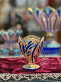 جام بستنی خوری لوکس نقاشی شده کار دست معمار عتیق