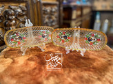 چیدمان دکوراسیون سنتی با دیس بلور طرح شاه عباسی
