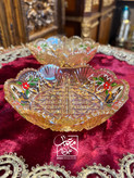 اردورخوری بیضی دو تکه طرح شاه عباسی نقاشی کار دست معمار عتیق