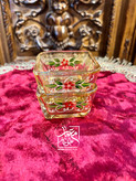 اردورخوری دو خانه بلور طرح شاه عباسی نقاشی کار دست