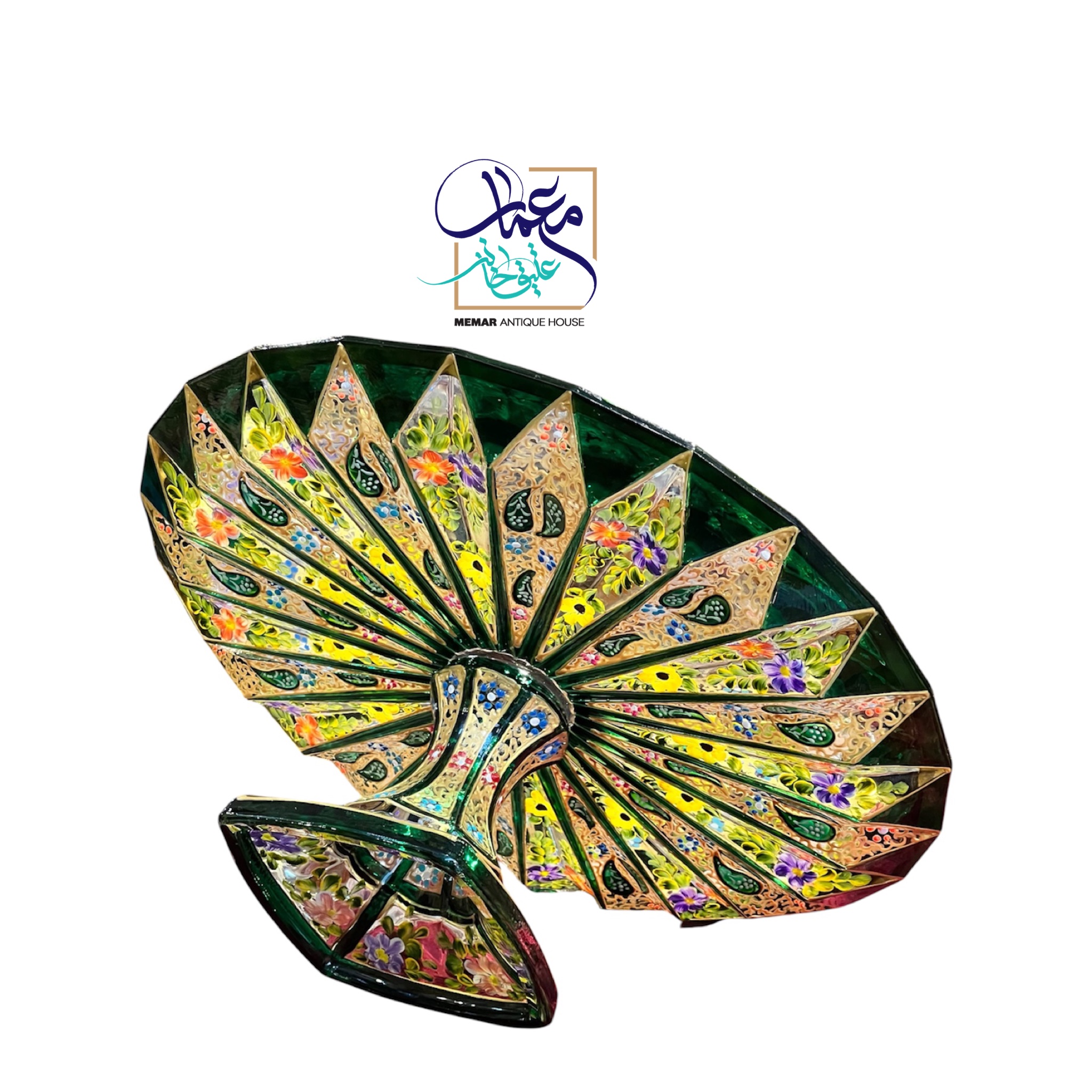 شیرینی خوری طرح سنتی رنگ سبز