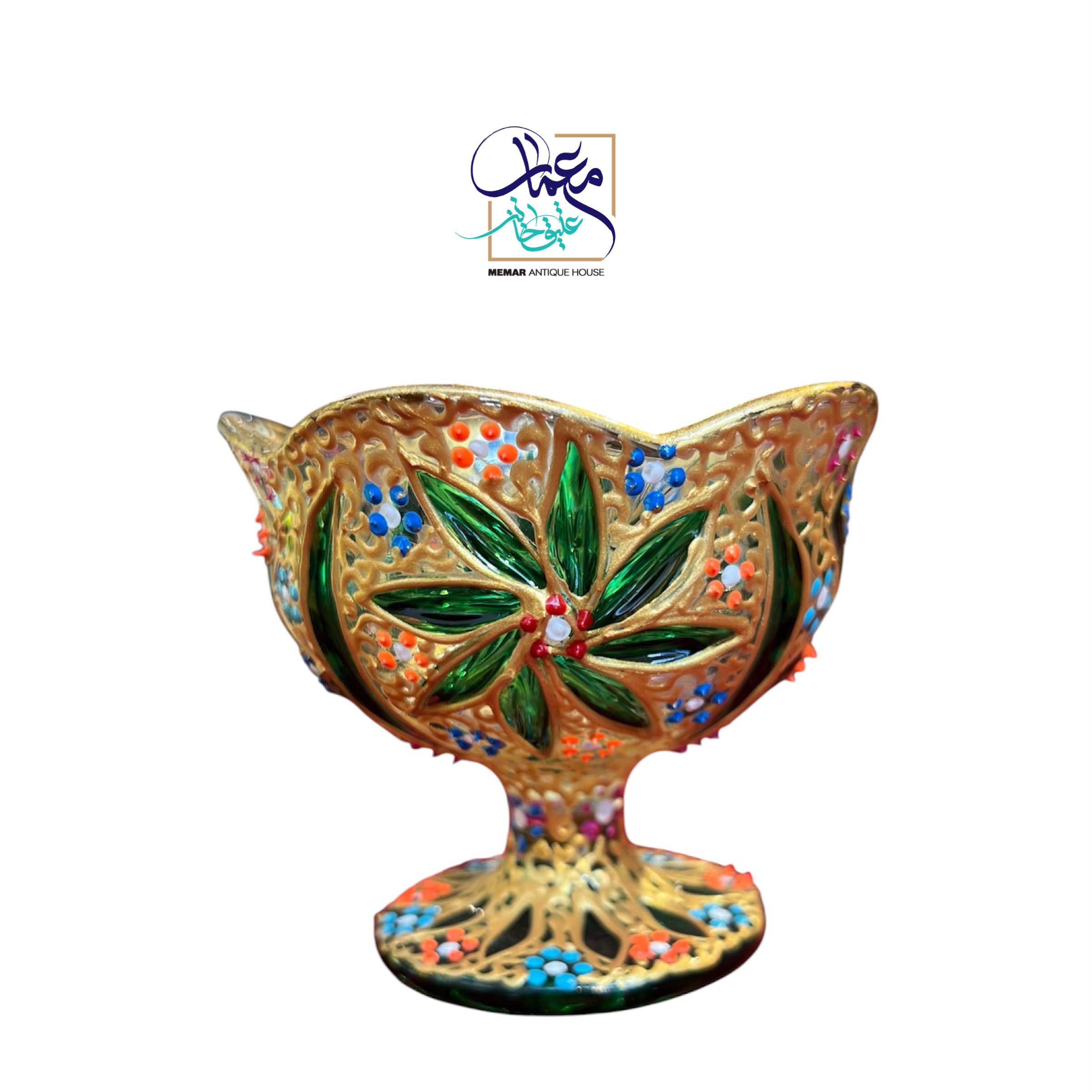 خرید آنلاین بستنی خوری بلور نقاشی شده