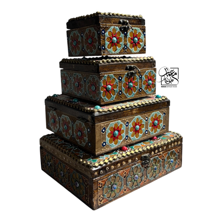خرید جعبه جواهر چهار سایز